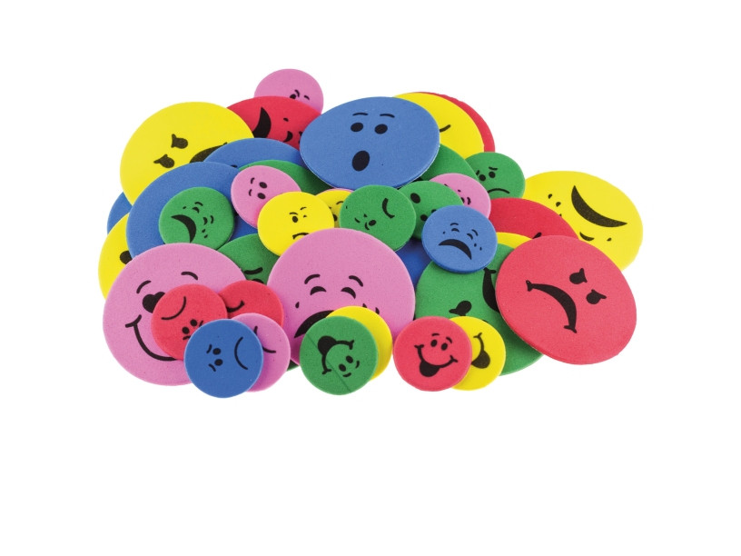 Naklejki z pianki Uśmiechy 4 (50szt) PVC32 Brewis